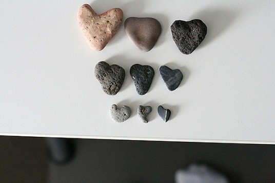 heart stones